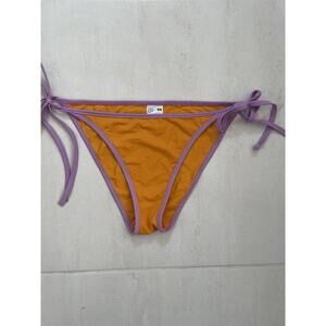 Uniqlo Swim String Bikini Bottom Colorblock Swimwear Beach Summer